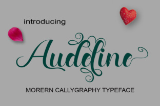Audeline: A Script Font with Modern Rhythm