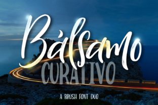 Bálsamo Curativo Duo: A Script Font for Editorial Design