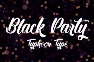 Black Party: A Script Font for Editorial Elegance