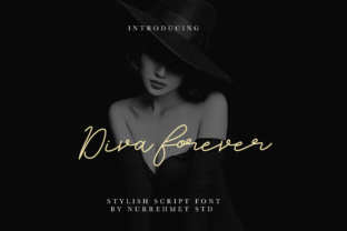 Diva Forever: A Script Font for Elegant Editorial Design
