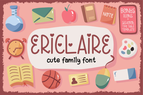 Ericlaire: A Beautiful Script Font for Handmade Creators