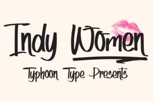 Indy Women: A Script Font for Creative Campaigns