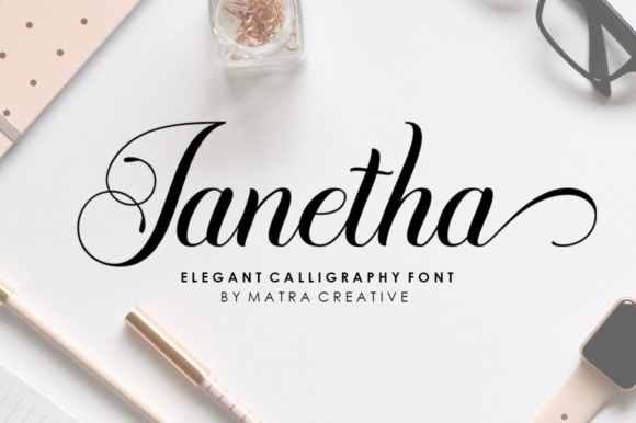 Janetha: A Script Font for Elegance and Brand Impact