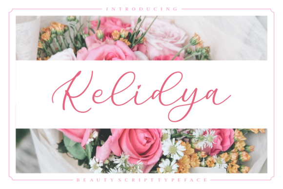 Kelidya Script Font for Crafters and Designers