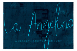 La Angelina: A Beautiful Font for Handmade Creators