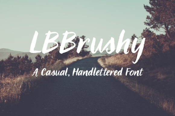 LBBrushy: A Versatile Script Font for Editorial Design