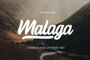 Malaga: A Playful Font for Creative Branding