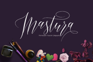 Mastura: A Script Font for Modern Web Design