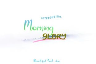 Morning Glory: A Script Font for Editorial Design