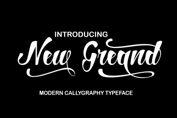 New Greand Script: A Modern Font for Digital Branding