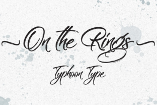 On the Rings: A Script Font for Editorial Elegance
