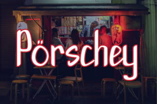 Porschey: A Script Font That Elevates Digital Branding