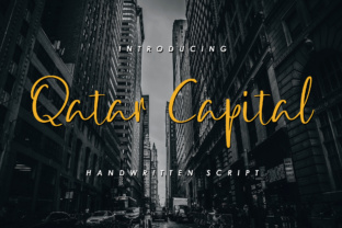 Qatar Capital: A Script Font for Editorial Elegance