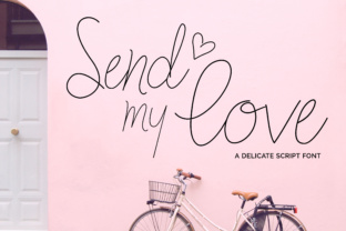 Send My Love: A Delicate Script Font for Web Design