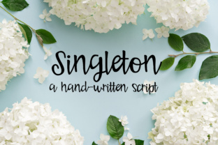 Singleton: A Font That Brings Handmade Magic to Every Project