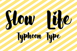 Slow Life: A Script Font for Editorial Design