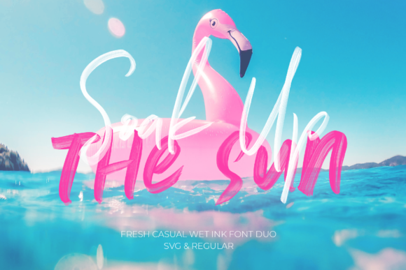 Soak Up the Sun Duo: A Font for Summer Vibes and Editorial Grace