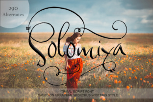 Solomiya: A Script Font for Editorial Elegance