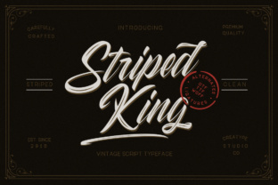 Striped King: The Font That Elevates Your Campaigns