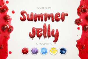Summer Jelly Font: A Sweet Addition to Your Craft Studio