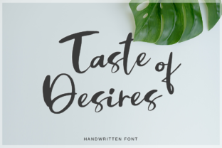 Taste of Desires Script Font