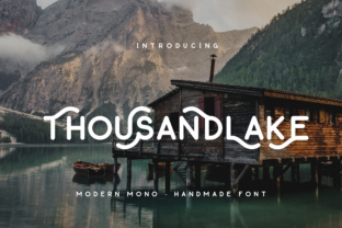 Thousand Lake: A Script Font That Elevates Branding