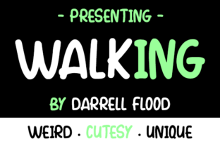 Walking: A Font That Walks Into the Heart of Editorial Design