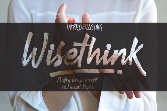 Wisethink: A Script Font for Handmade Crafters and Designers