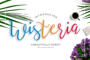 Wisteria: A Script Font for Editorial Elegance